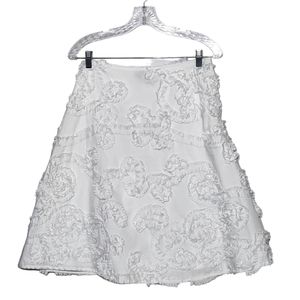 Will's River Company Cotton Embroidered Midi Skirt, Size 4
